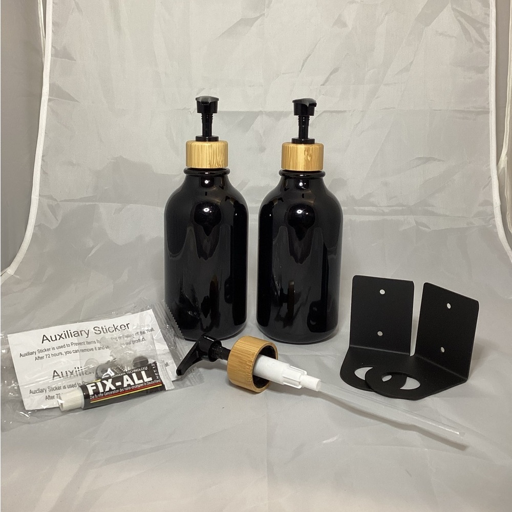 2 Mountable Soap Dispensers Kit